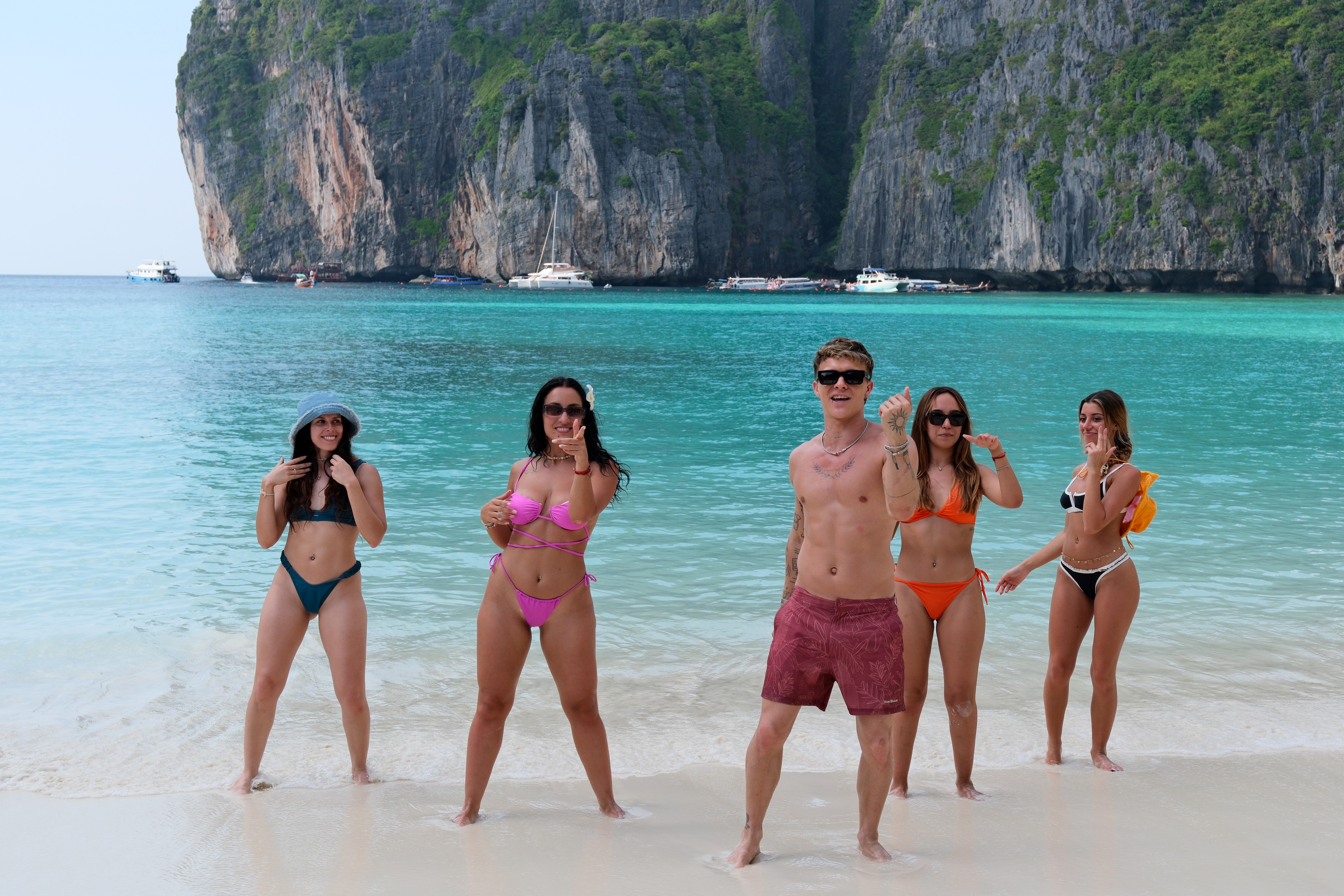 From Phi Phi : Early Morning to Maya Bay by Longtail Boat