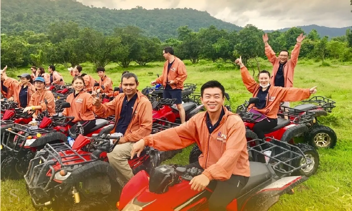 From Bangkok: Full-Day Adventure Tour with ATV and Rafting